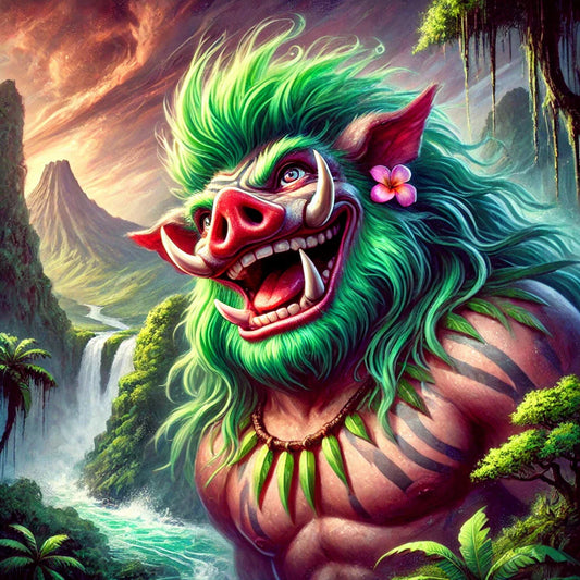🐗La Fascinante Historia de Kamapuaʻa: El Dios Cerdo de Hawái 🔥