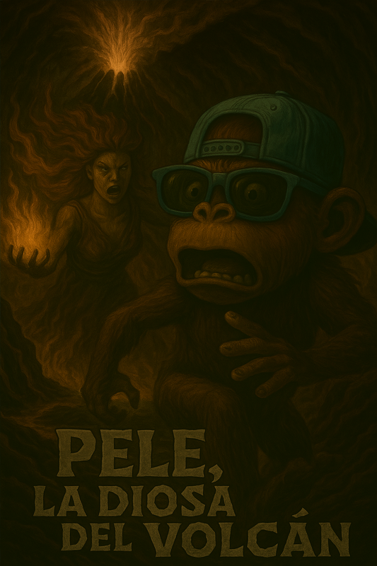 🌋 Tiki y el Fuego Sagrado de Pele, la Diosa del Volcán Bekahuna