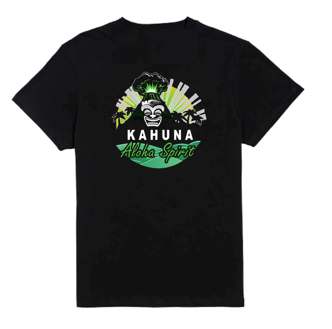 Unisex Kids Volcano Hawaii Black Organic T-shirt